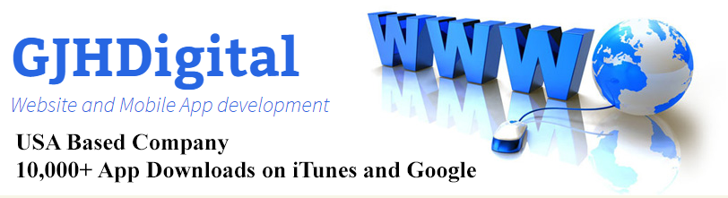 CT based gjhdigital website and mobile development